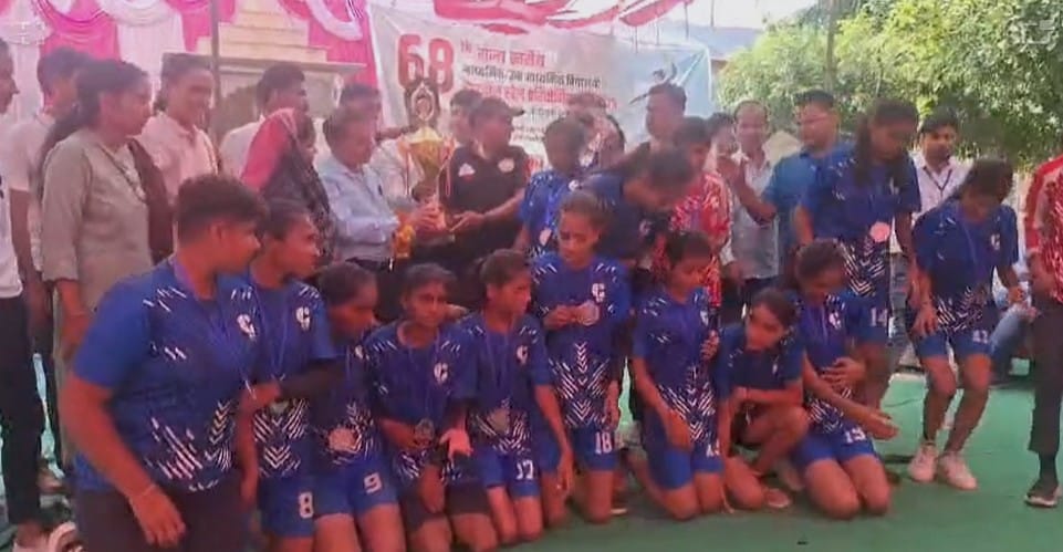 State level girl's handball competition concludes in Bhilwara