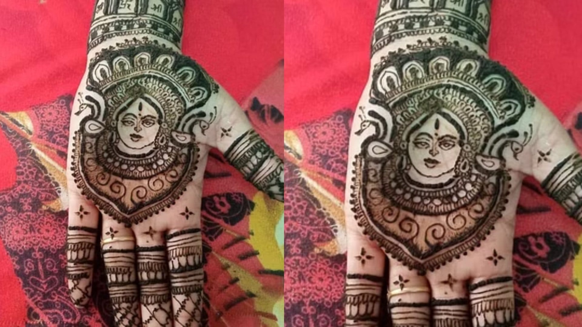 Navratri Special Mehndi Design for shardiya navratri 2024 Navratri Mehndi images 2024
