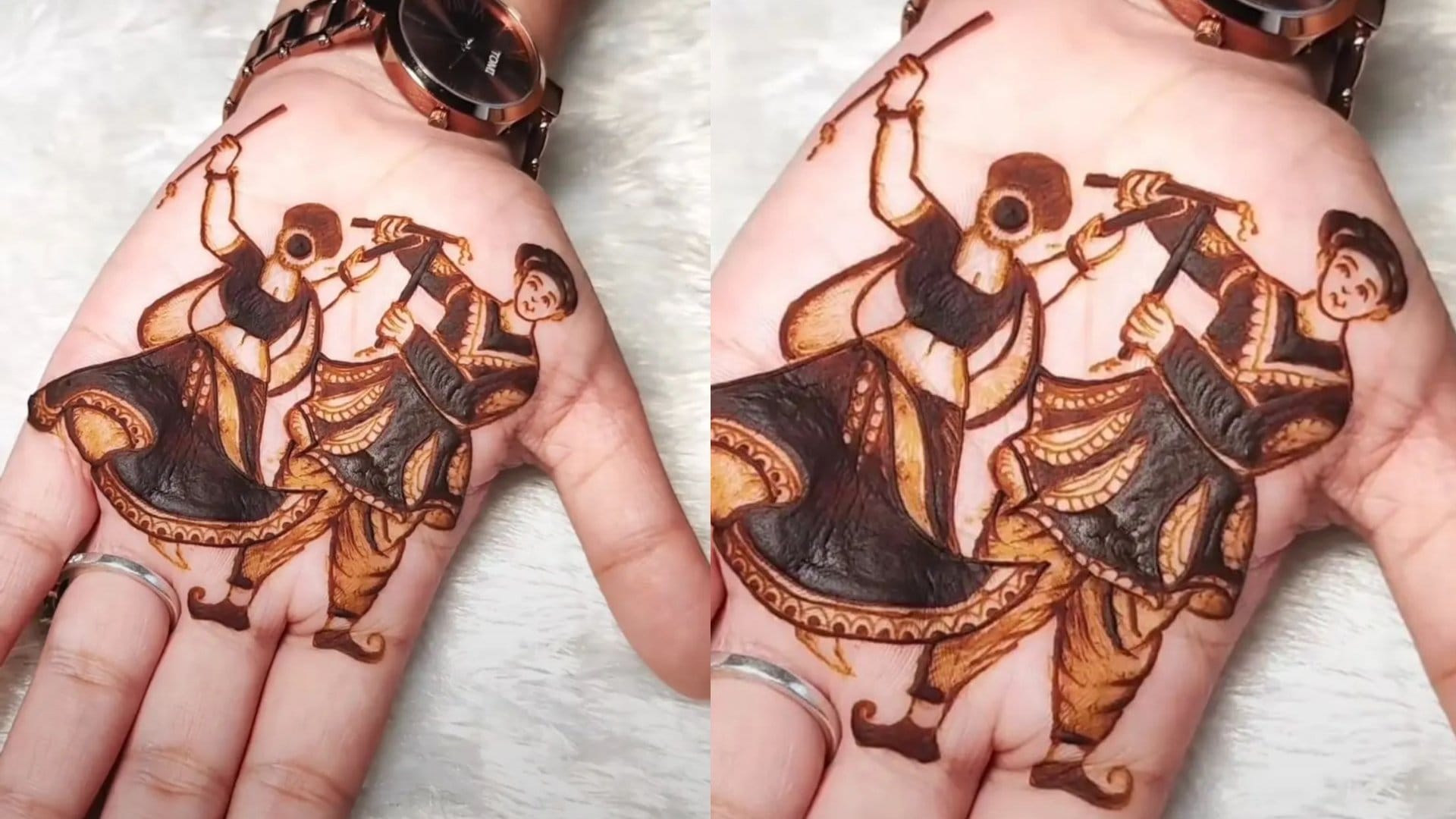 Navratri Special Mehndi Design for shardiya navratri 2024 Navratri Mehndi images 2024