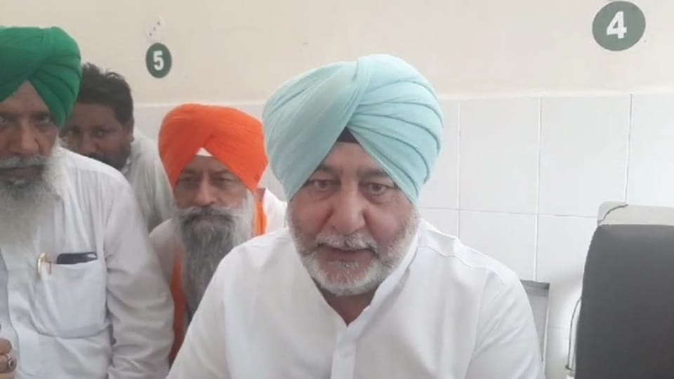 AAP Congress worker clash in Firozpur former MP Jasbir singh dimpa warn Zira DSP