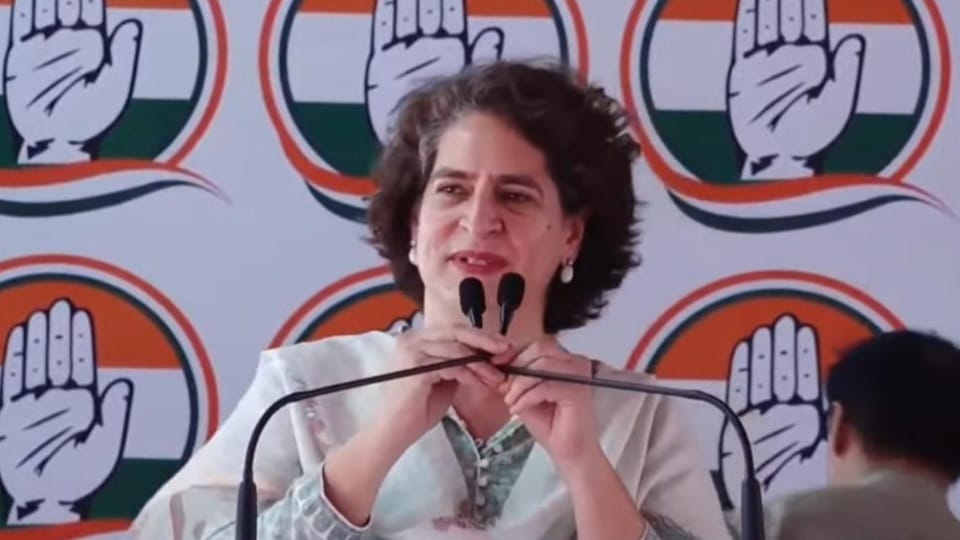 Priyanka Gandhi praised Deependra Hooda she called him hardworking and true leader