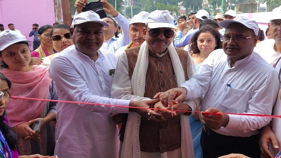 Udham singh nagar District first pink toilet inaugurated in Rudrapur