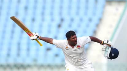 Sarfaraz Khan scored double hundred in Irani Trophy.