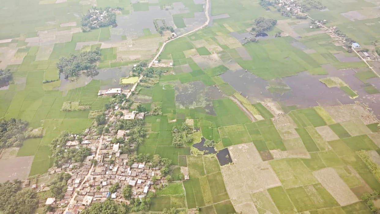 Supaul Flood: DM-SP did aerial survey of flood affected areas, says water has completely drained out