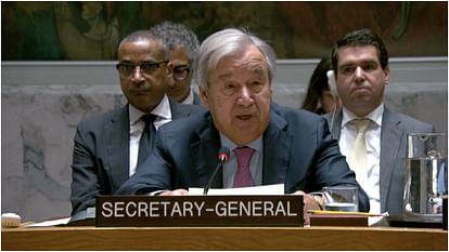 Tension in West Asia, Guterres said in the meeting of the UNSC - there should be immediate ceasefire in Gaza