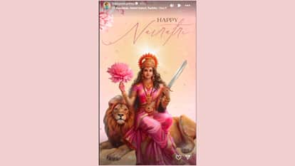 Bollywood stars immersed in devotion wishes fans Happy Navratri 2024 on social media
