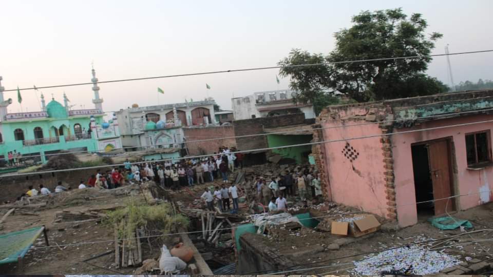 Bareilly Firecracker Factory Blast Bulldozers run on two houses damaged in blast, Rehman Shah also arrested