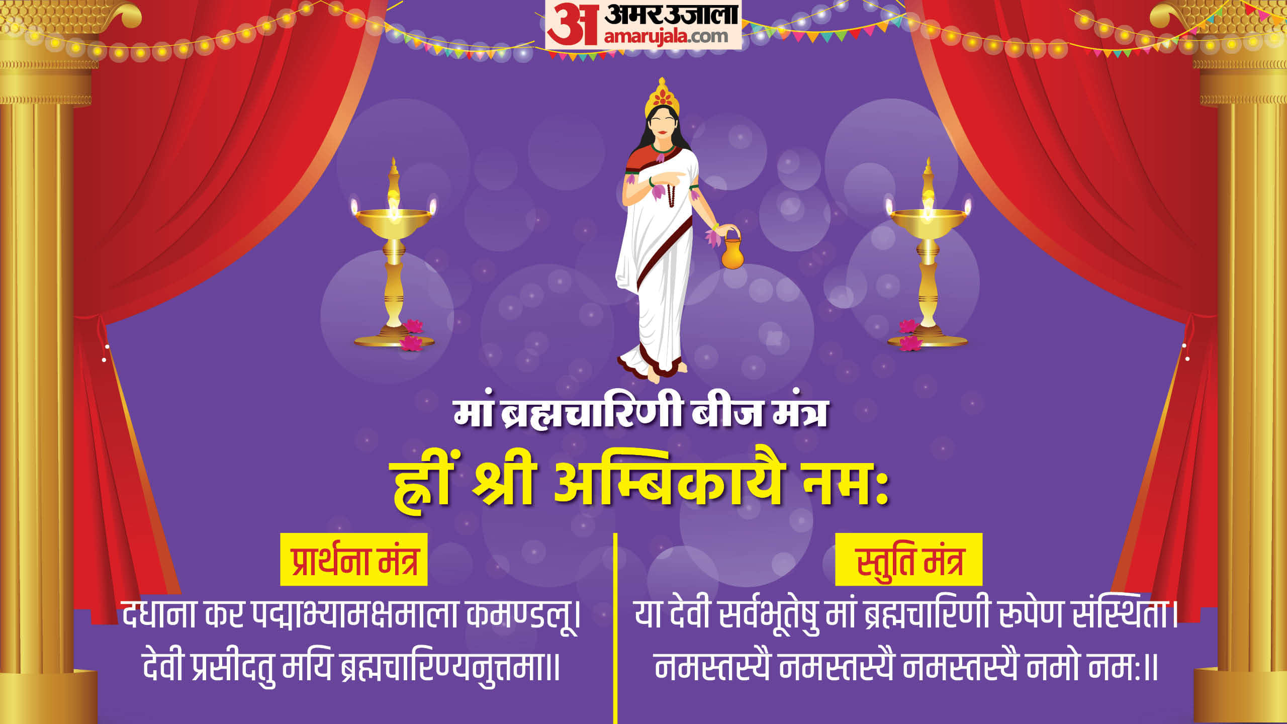 Chaitra Navratri 2025 Nine forms of Maa Durga Images with name, Colors Chant mantra Shloka Wishes in Hindi