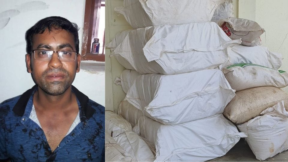 police seized jarred gutkha and machine worth lakhs of rupees In Bhilai