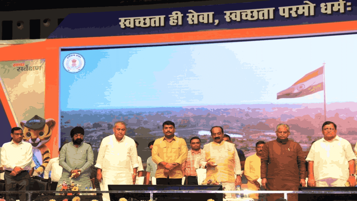 Deputy Chief Minister Arun Saw launched theme song Swachhata Parmo Dharma video