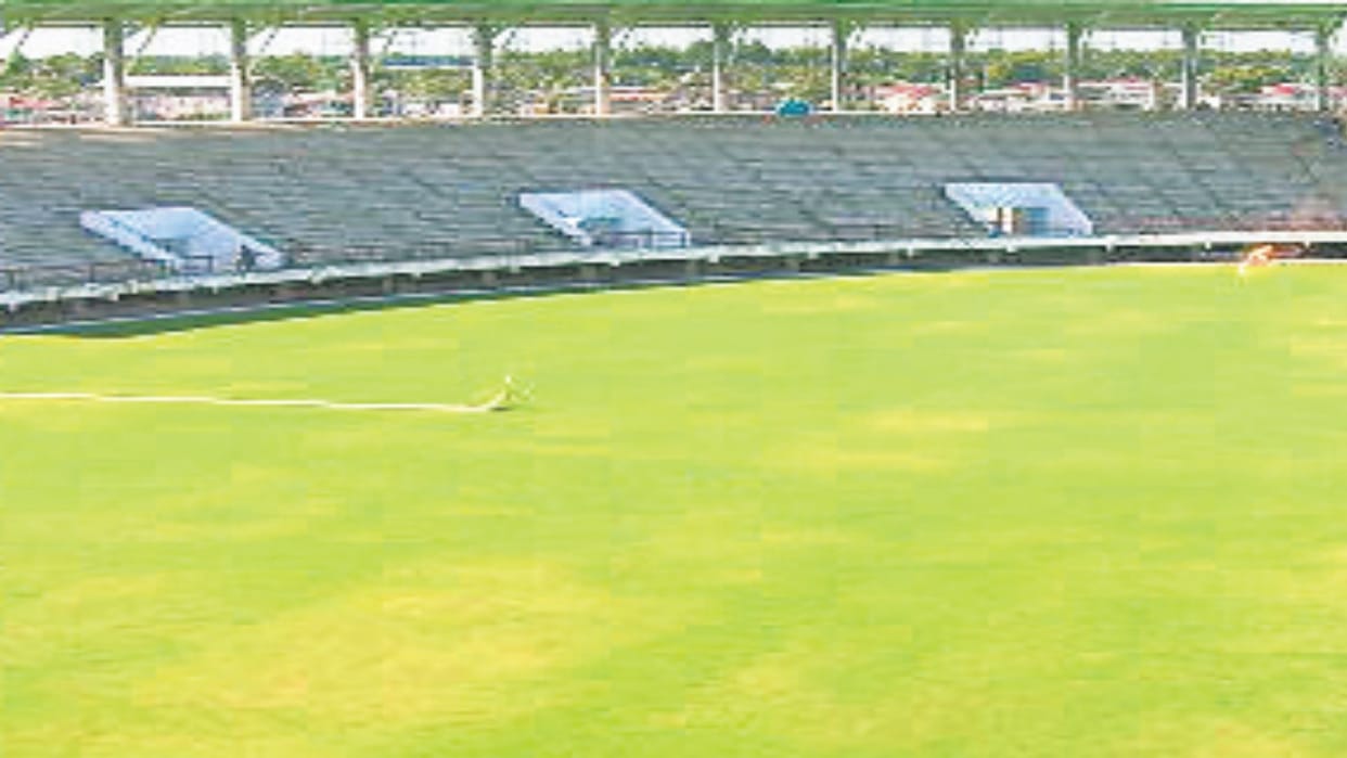 Luhnu becomes the second stadium in the country to have a synthetic grass pitch