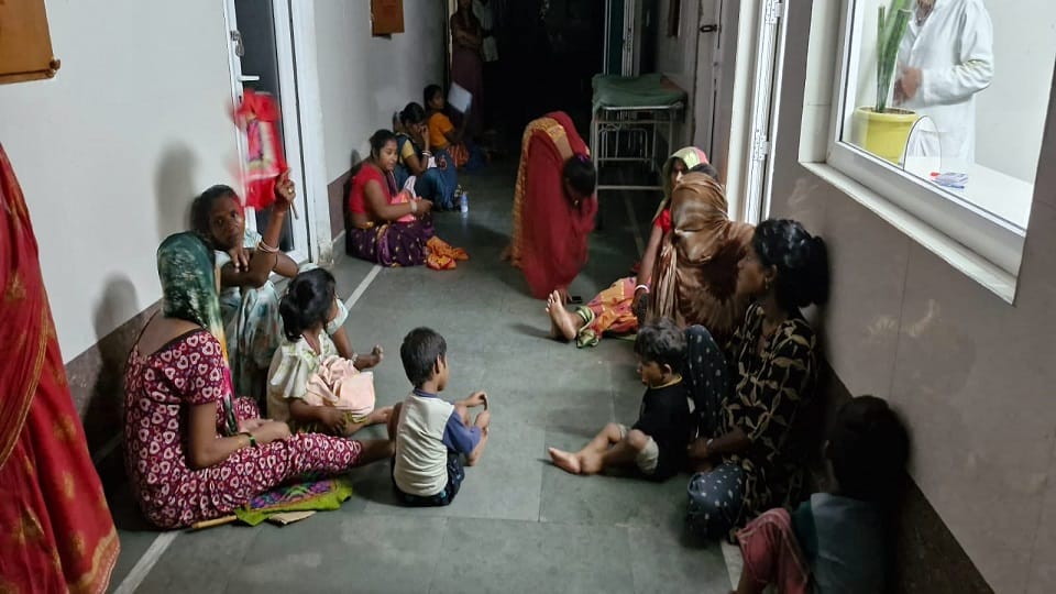 Udham Singh Nagar District hospital in darkness due to power cut