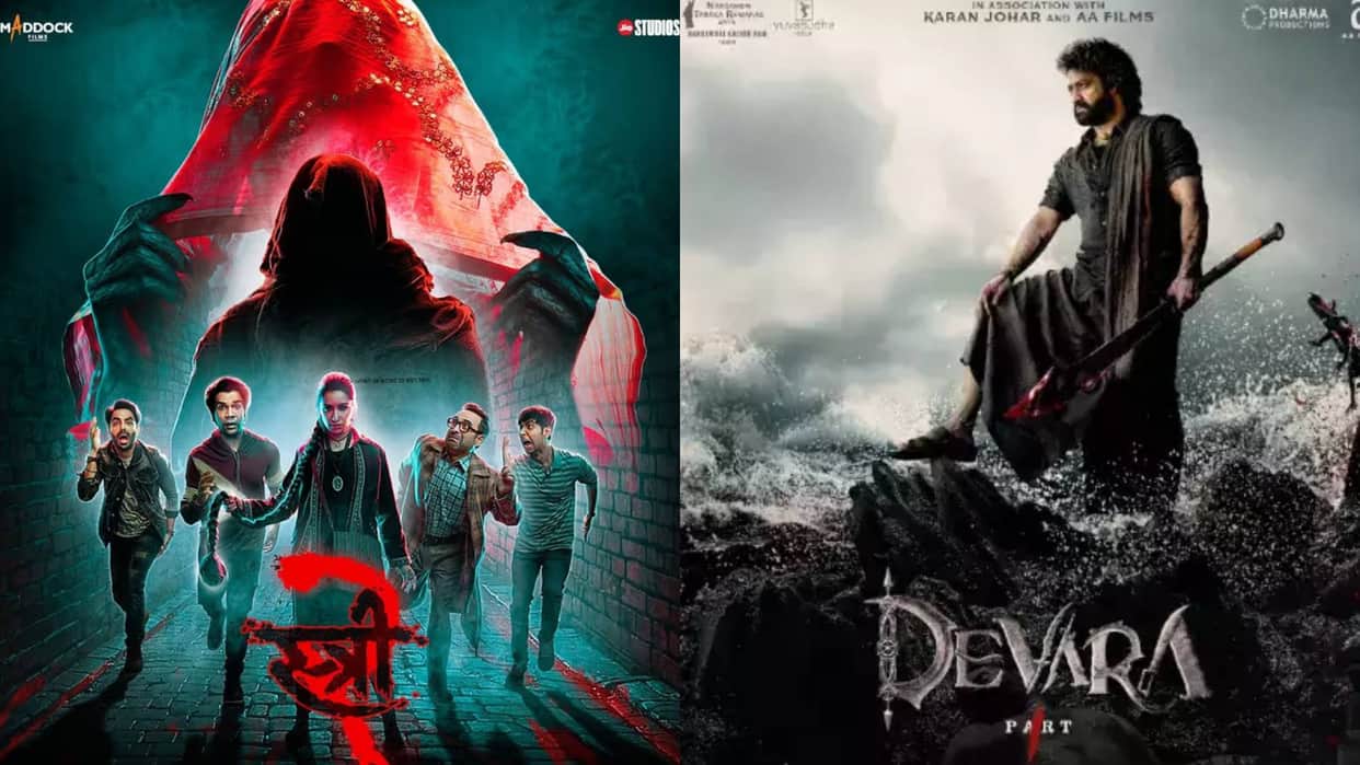 Box Office Collection report Friday Jr NTR Devara Part one Rajkummar rao Shraddha Kapoor Stree 2