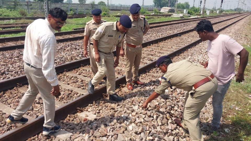 UP Train News There was an aluminium wire and tag tied on cylinder neither any code was written