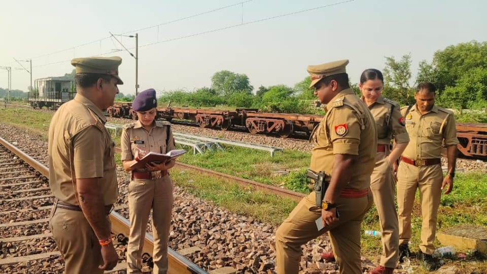 UP Train News There was an aluminium wire and tag tied on cylinder neither any code was written