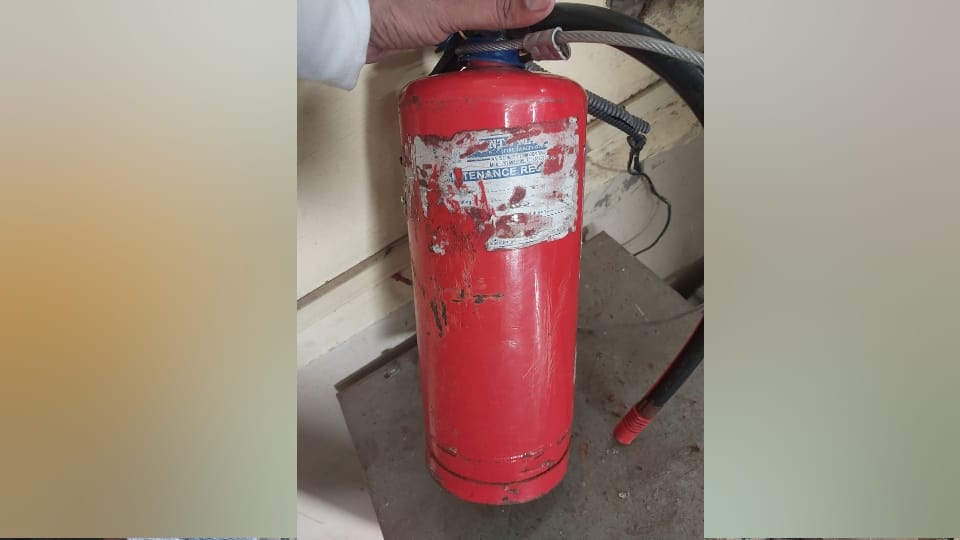 UP Train News There was an aluminium wire and tag tied on cylinder neither any code was written