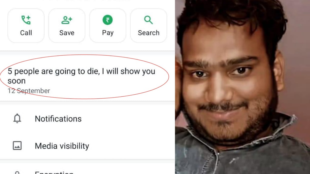 Amethi murder accused Chandan Verma's whats app status goes viral.