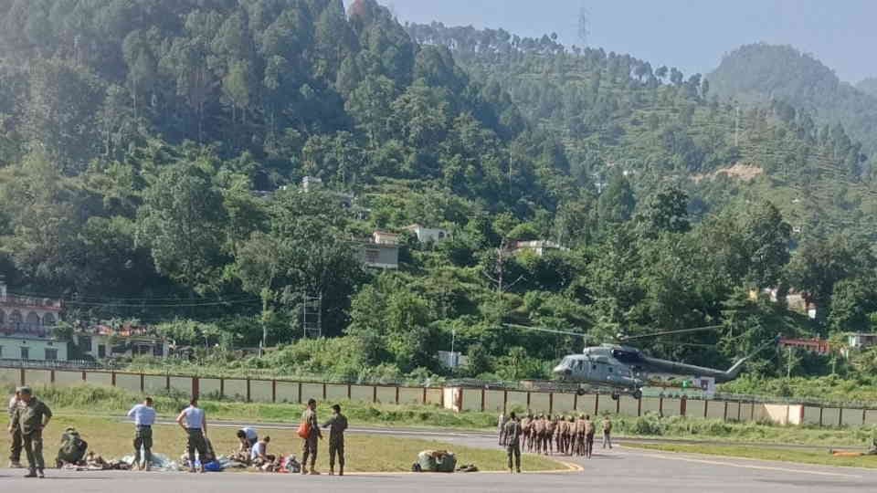KAZIND 2024 India-Kazakhstan joint military exercise at Gauchar airstrip Chamoli Uttarakhand