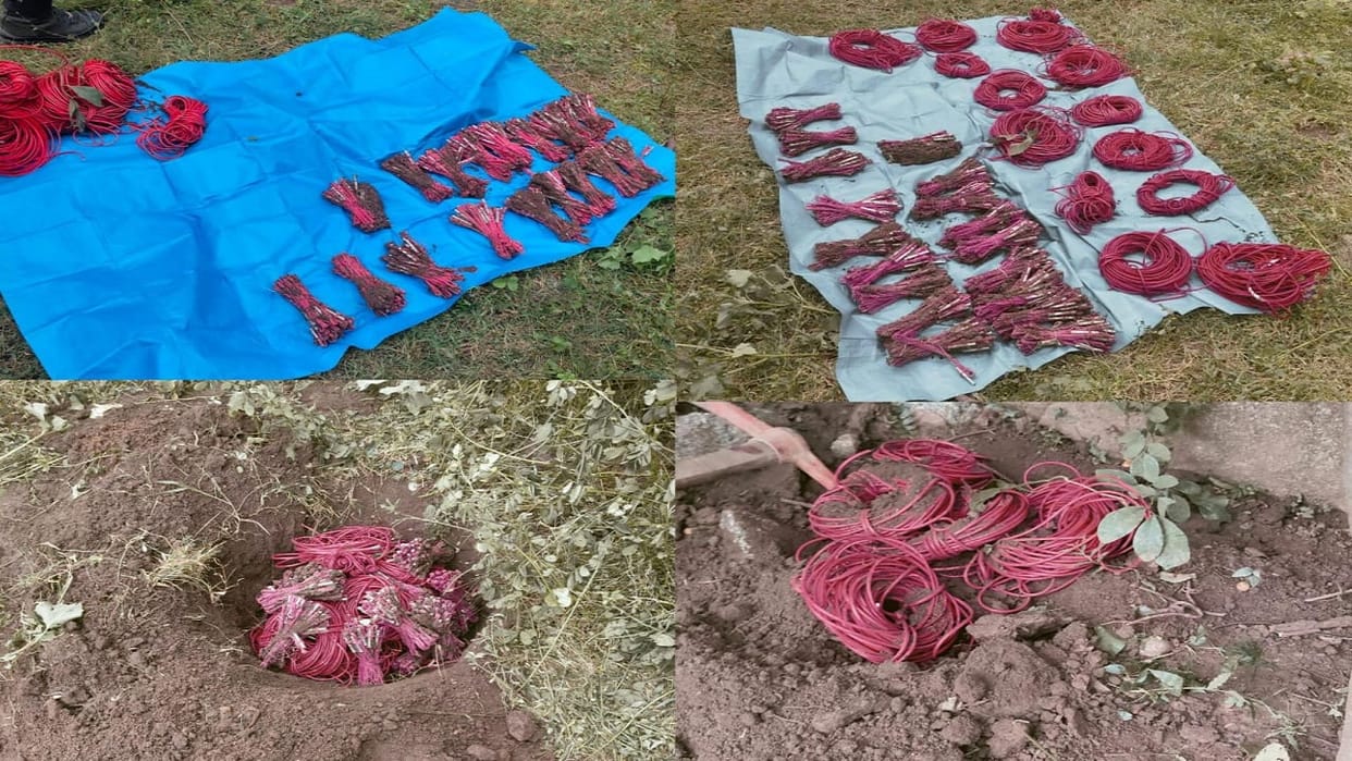 Bihar News: Security forces raid Naxalites hideouts in Gaya, explosives and other items recovered