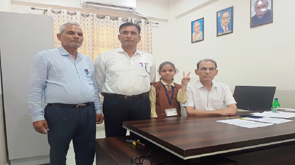 Atal Residential School student Aarti did an educational tour of ISRO