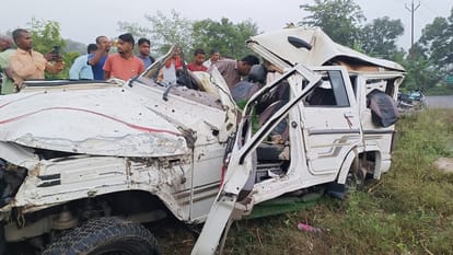 Four friends died in road accident in Gonda