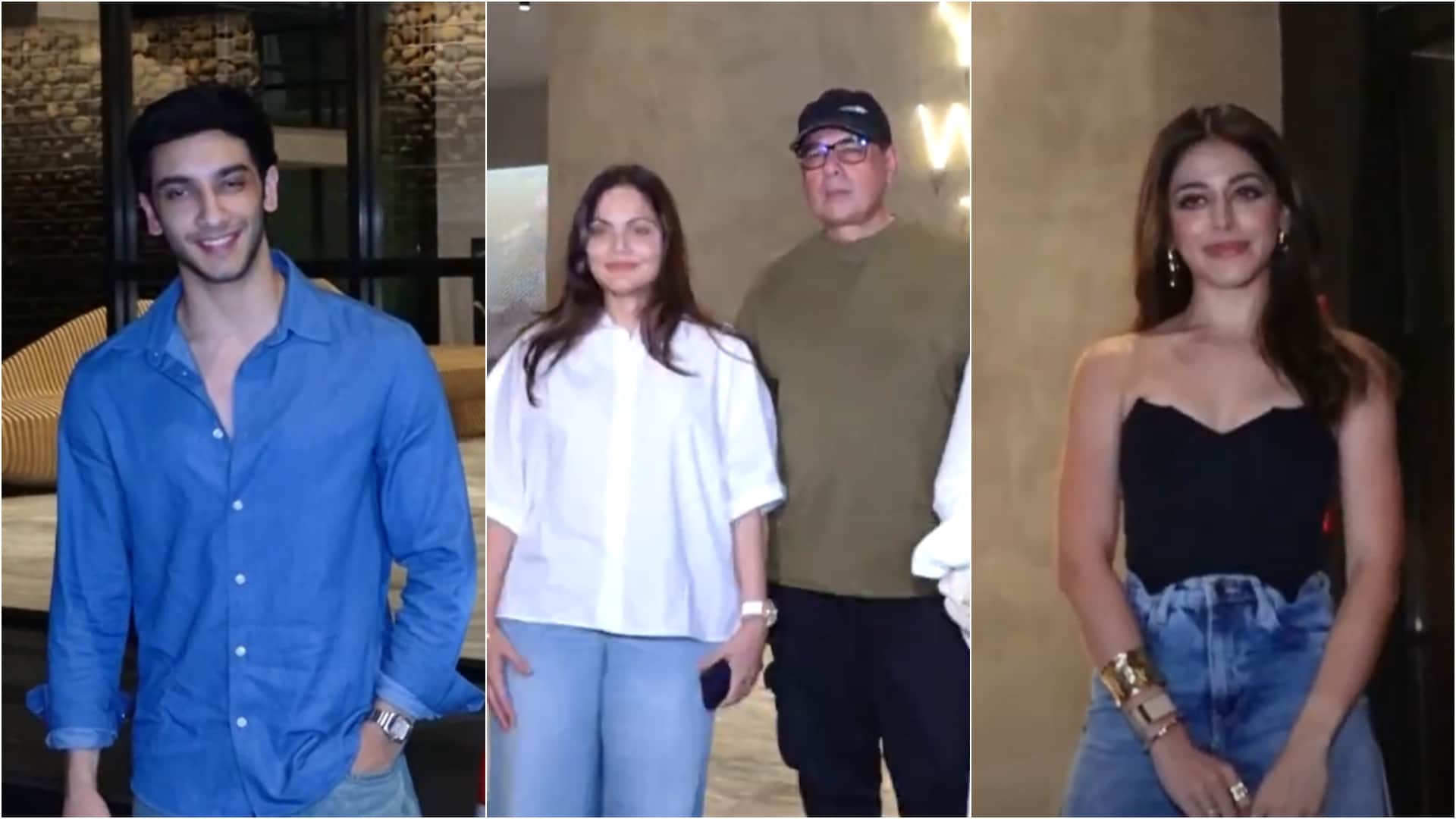 Aryan Khan Suhana Radhika Madan Vedang Raina Khusi Alizeh Many celebs attend Ananya Panday film CTRL Screening