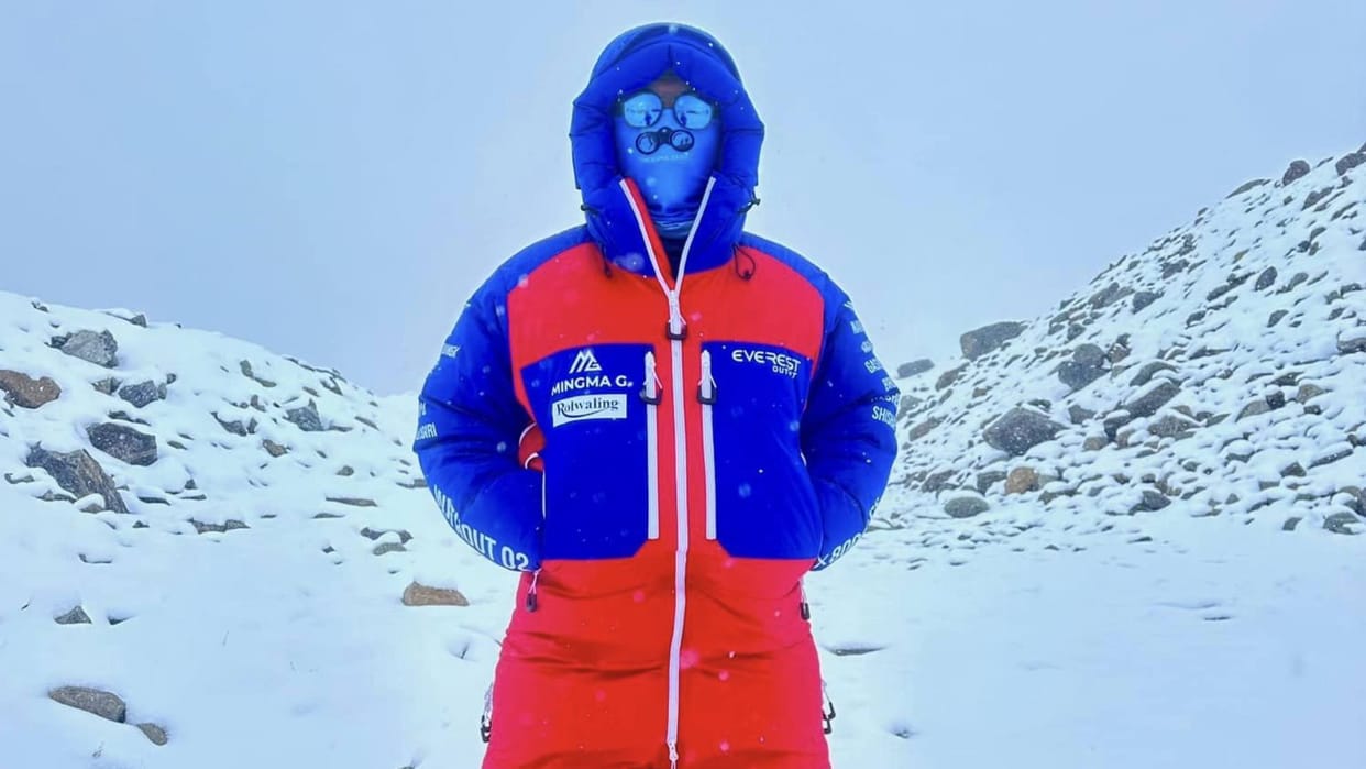 Mingma G becomes first Nepali climber to scale 14 peaks above 8,000 m without supplemental oxygen