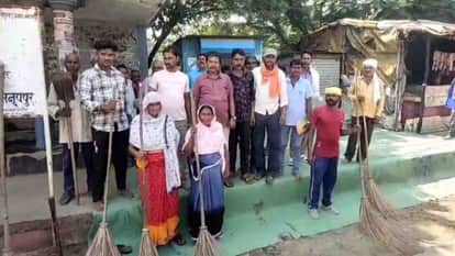 Anuppur News: Due to the strike, cleaning was not done in Anuppur on Friday