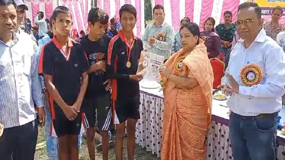 Inauguration of district level winter sports and cultural competition of elementary education in bageshwar