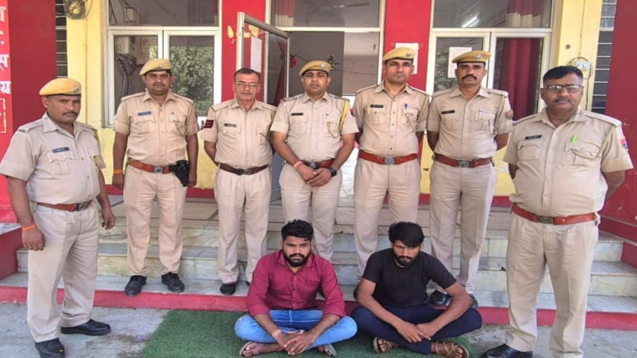 Kekri : Big action by Bhinay police against smugglers, 2 accused arrested with 1020 kg of illegal doda poppy