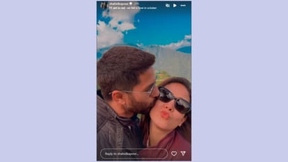 Shahid Kapoor busy preparing for Farzi 2 shares a picture with his real life Preeti mira kapoor