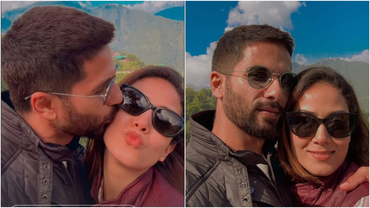 Shahid Kapoor busy preparing for Farzi 2 shares a picture with his real life Preeti mira kapoor