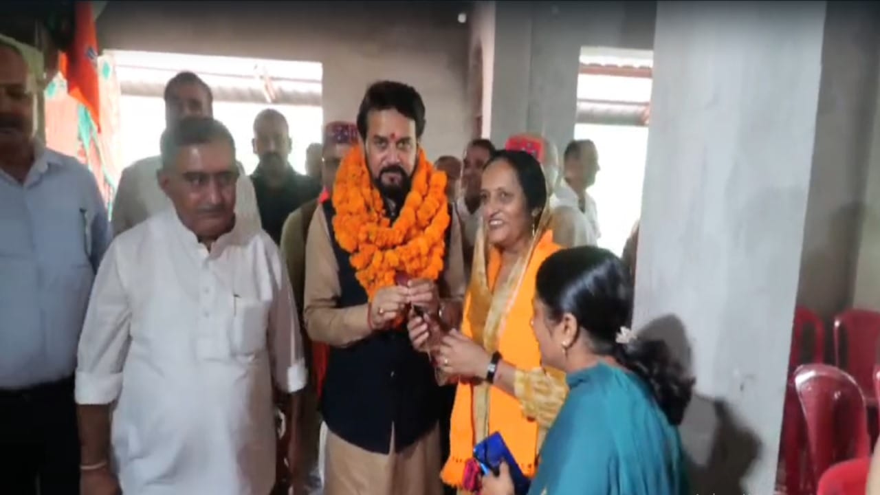 MP Anurag Thakur launched a verbal attack on Sukhu government