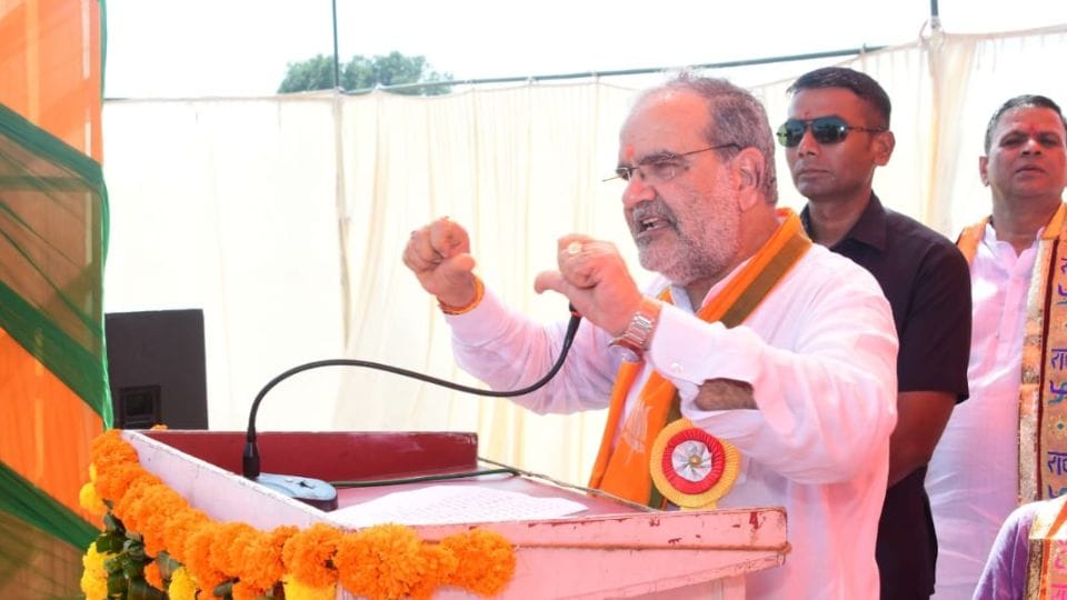 BJP state president Bhupendra Chaudhary said SP and Congress are dividing criminals in name of caste