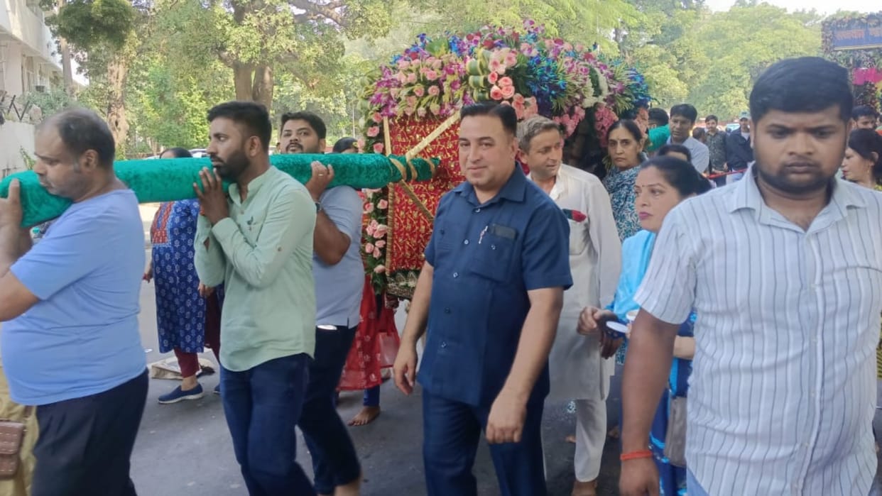 Chandigarh Devotees rejoiced in Sai Baba Palki Yatra