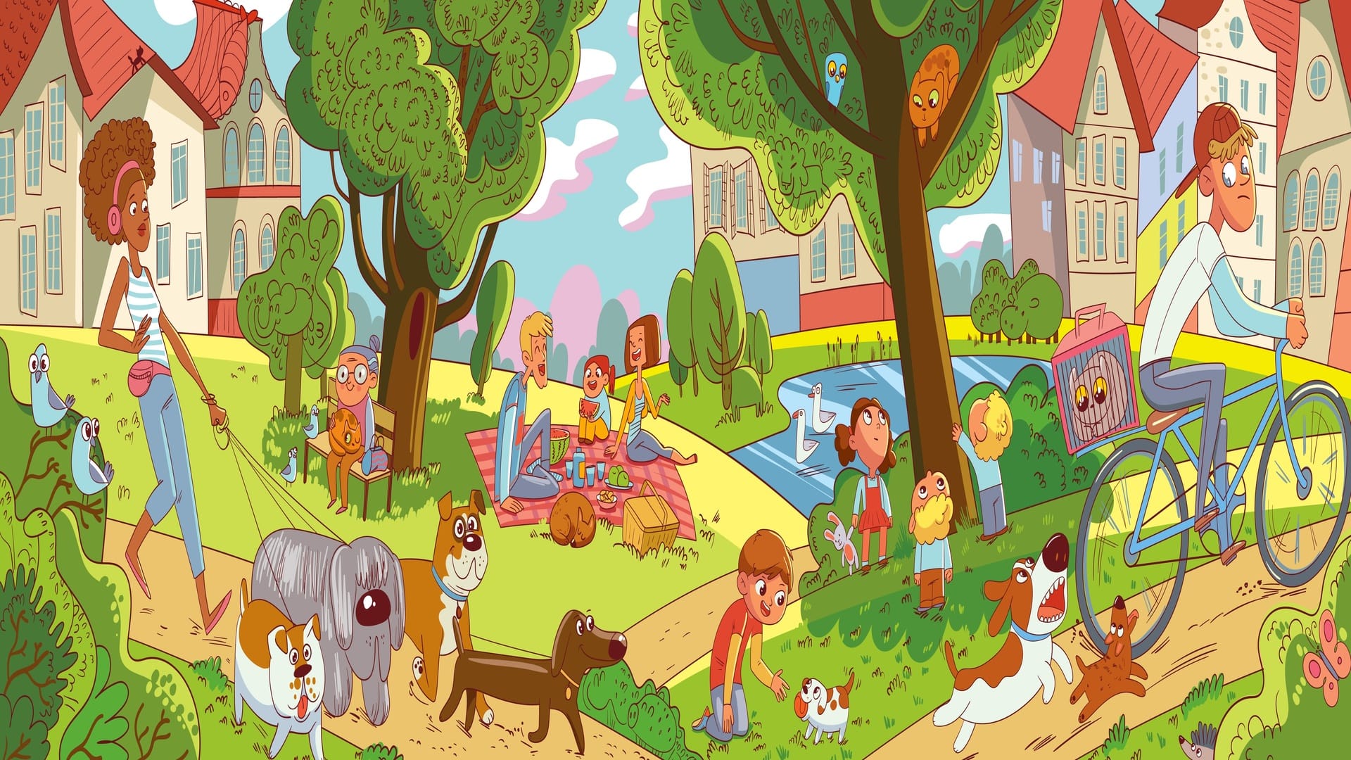 Optical Illusion: Find The Hidden Lion In The Park Within 12 Seconds Brain Test