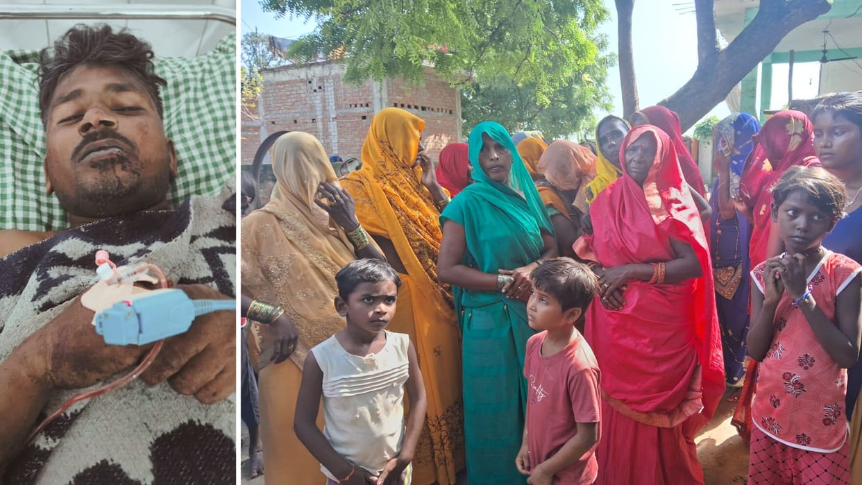 Mirzapur Accident leg cut off two injured people rescued marriage of two sisters pending