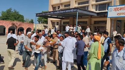 Ruckus during voting in elections in Haryana, supporters of bjp leader and Jassi Petwar got into scuffle