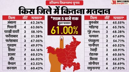 Haryana assembly election 2024 Candidates and voting news in hindi