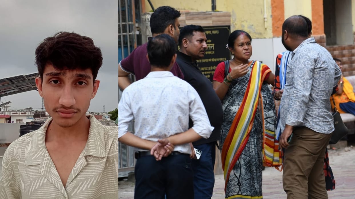 A student jumped from coaching centers roof in Lucknow.