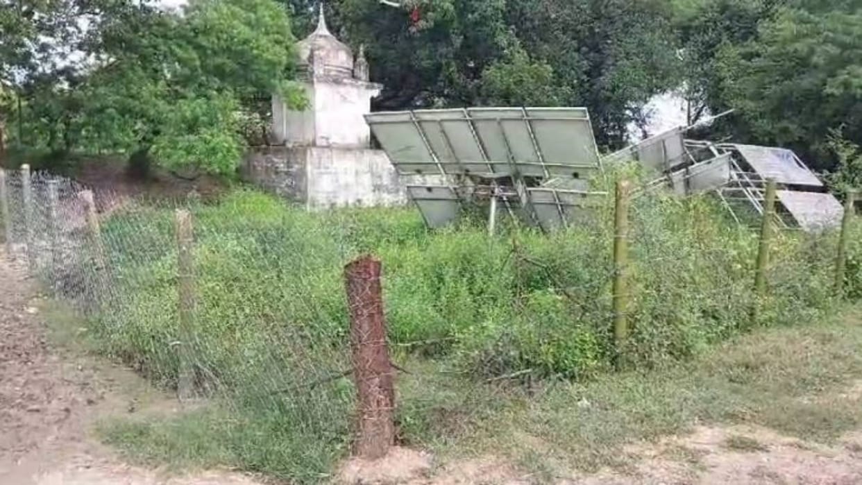 Panna Due to negligence of responsible people bullies occupied land of government school