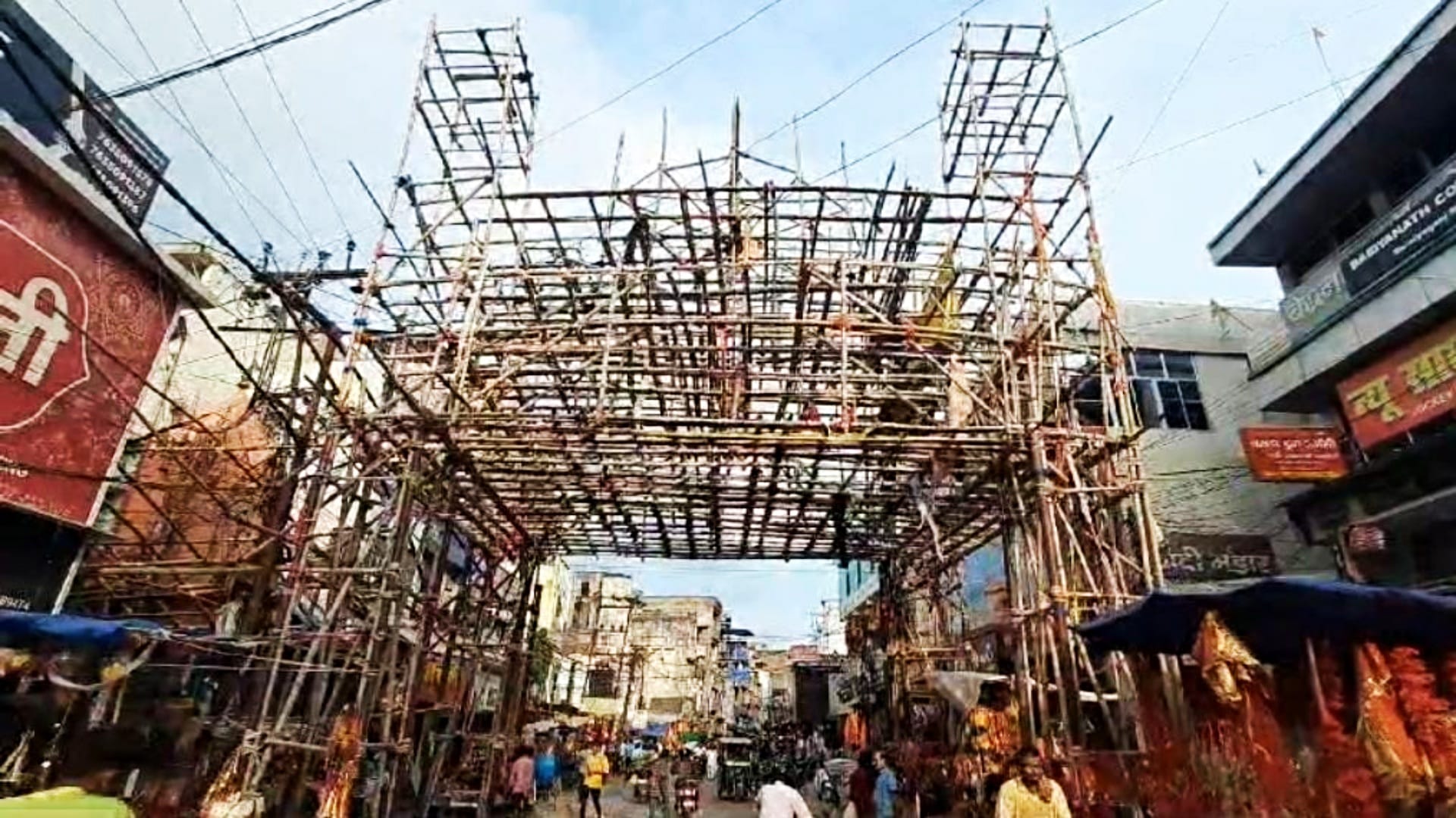 Muzaffarpur: Navratri Puja Pandal becomes center of attraction, Char Dham, Mahishasura Vadh