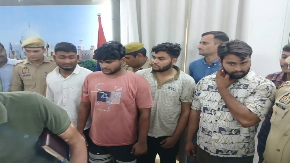 Four accused arrested of misdeeds teacher in Agra