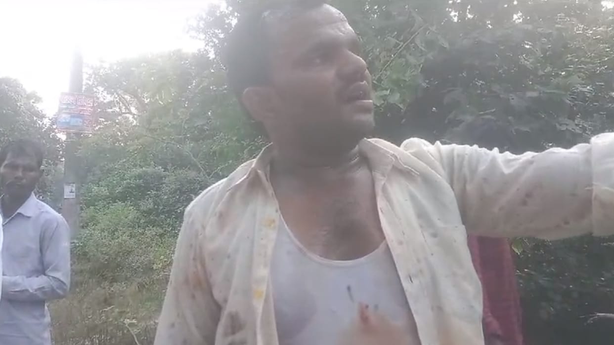 Shravasti: A man got beaten and his sister in law molestaed.