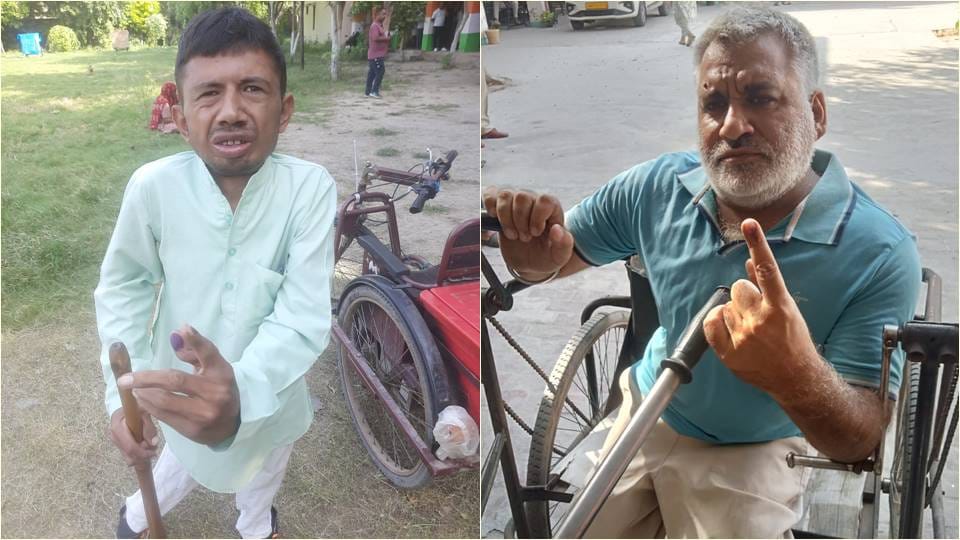 Haryana Election Photos Passion for voting was seen among the elderly and the youth