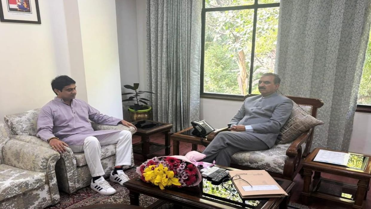National President of Youth Congress Uday Bhanu Chib met CM Sukhwinder Singh Sukhu
