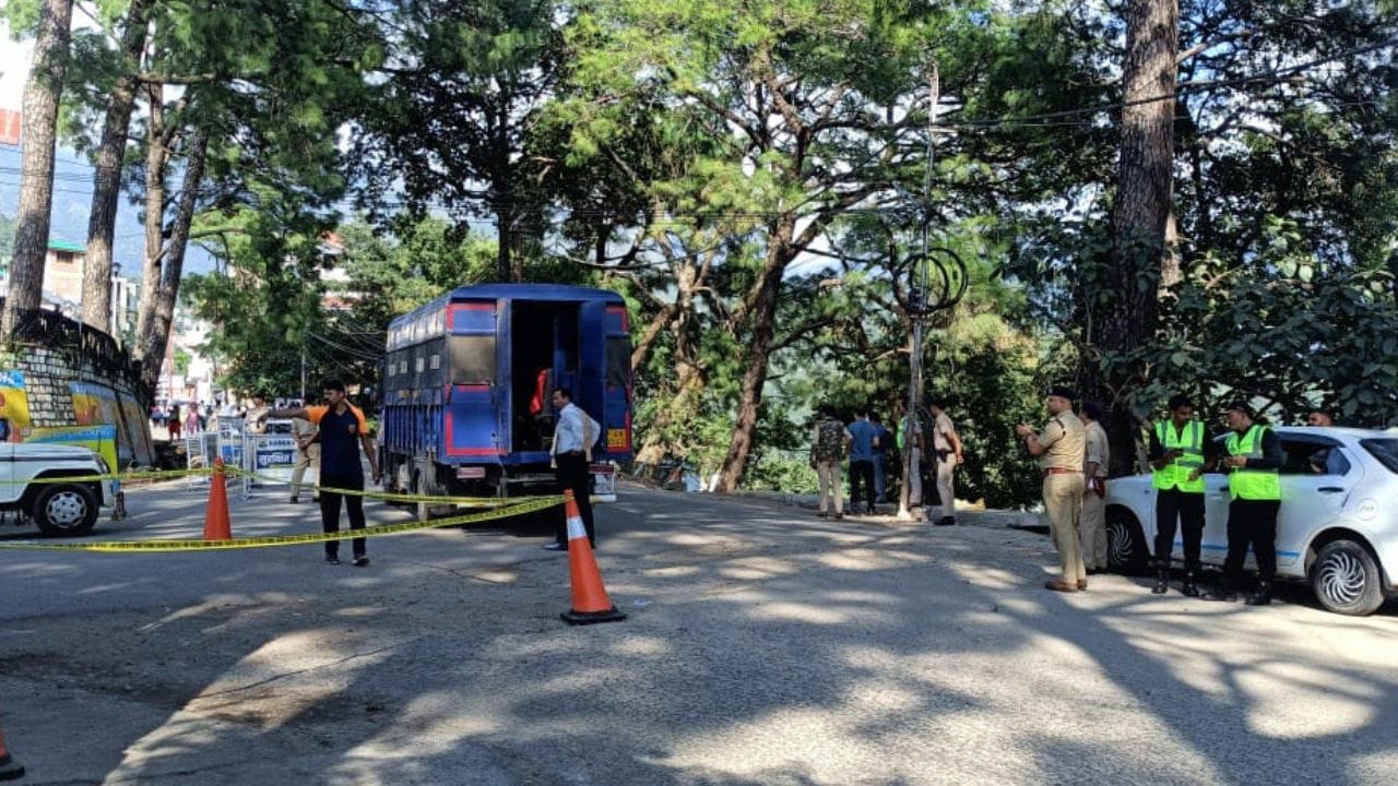 An exercise was organised in Dharamshala to deal with terrorist incidents