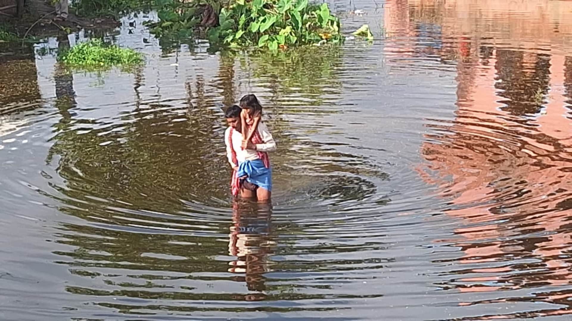 Bihar Flood: After Bagmati, Lakhandei river wreaks havoc, problems of flood victims increased in Muzaffarpur