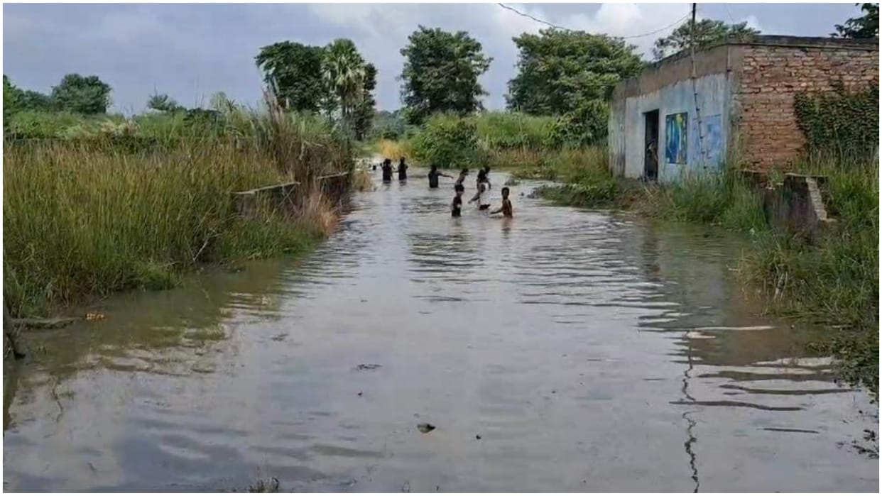 Bihar News : Water level of Budhi Gandak beyond danger mark flood situation Muzaffarpur