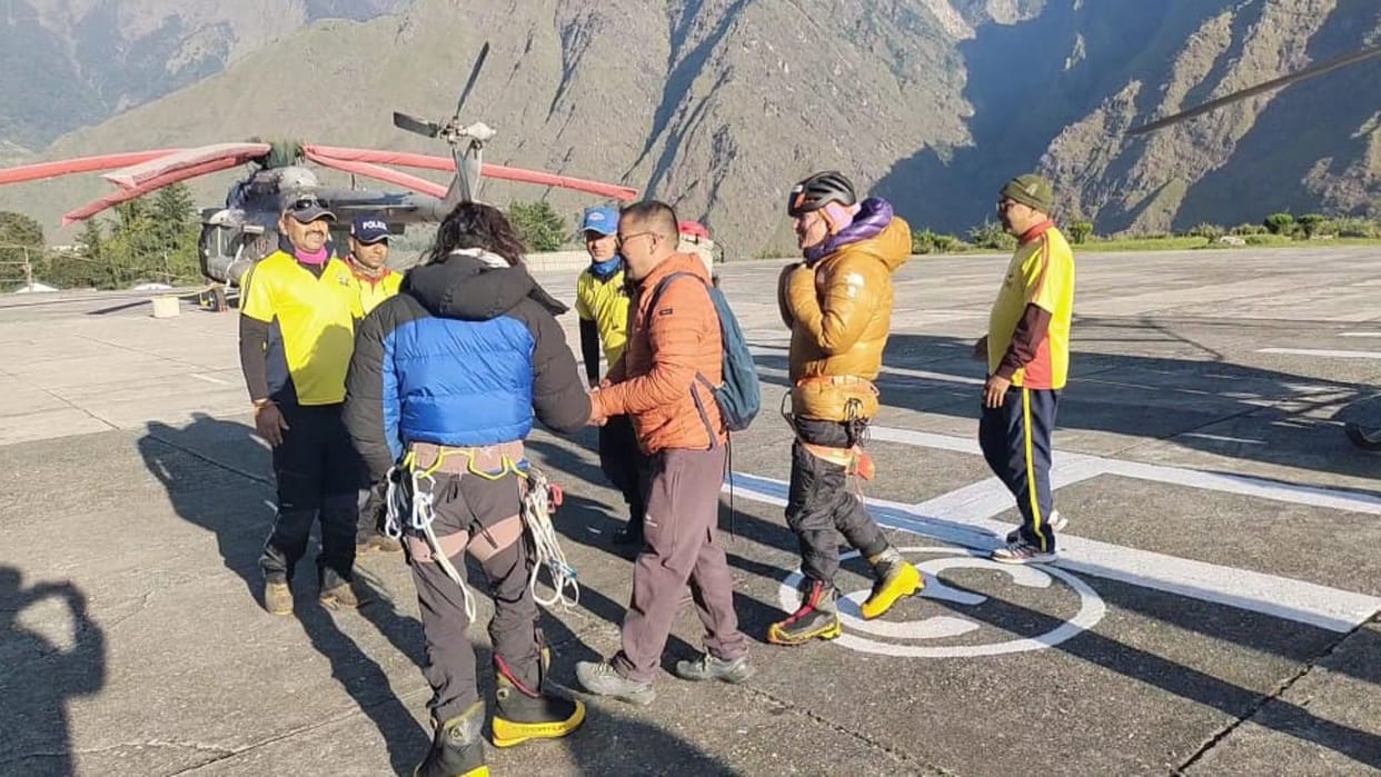 Both climbers trapped on Chaukhamba trek in Chamoli were rescued safely